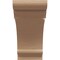 Ekena Millwork 3"W x 6"D x 6"H Classic Hughes Rough Cedar Woodgrain TimberThane Corbel, Primed Tan CORUR03X06X06HUGRCPR - alternate 6